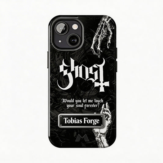 Rock Your Style – Customizable Nameplate Ghost Phone Case