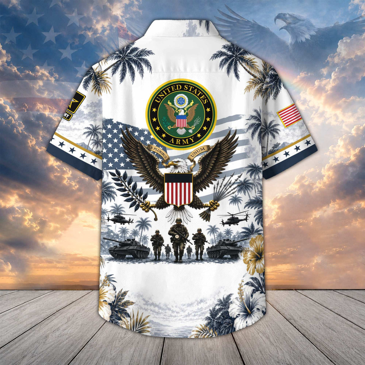 Premium US Veterans Hawaiian Shirt DPVC290701, Gifts For US Veterans, Gifts For Father's Day, Veterans Day.
